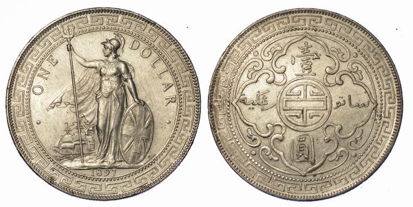 REGNO UNITO. VICTORIA, 1837-1901. Trade Dollar 1897.  - Asta Numismatica - Associazione Nazionale - Case d'Asta italiane