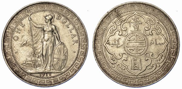 REGNO UNITO. GEORGE V, 1910-1936. Trade Dollar 1912.  - Asta Numismatica - Associazione Nazionale - Case d'Asta italiane