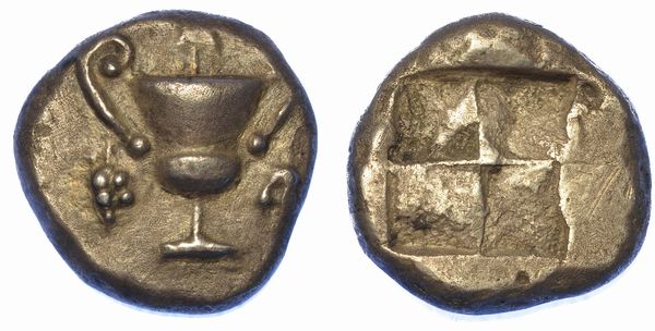 CICLADI - NAXOS. Statere, 520-490 a.C.  - Asta Numismatica - Associazione Nazionale - Case d'Asta italiane