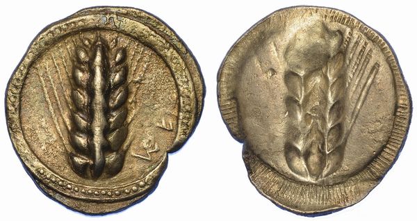 LUCANIA - METAPONTO. Nomos, VI-inizio V sec. a.C.  - Asta Numismatica - Associazione Nazionale - Case d'Asta italiane