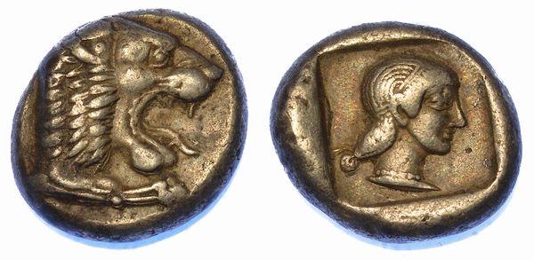 CARIA - CNIDO. Dracma, 449-411 a.C.  - Asta Numismatica - Associazione Nazionale - Case d'Asta italiane