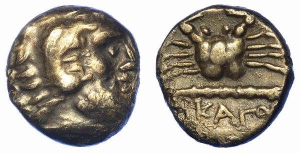 ISOLE DELLA CARIA - COS. Dracma, 285-258 a.C.  - Asta Numismatica - Associazione Nazionale - Case d'Asta italiane