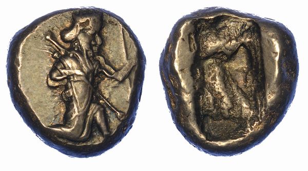 REGNO DI PERSIA - EPOCA DA DARIO I A SERSE I. Siglo, 500-485 a.C.  - Asta Numismatica - Associazione Nazionale - Case d'Asta italiane