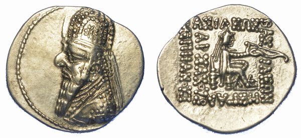 PARTHIA - ARSACIDI. MITHRADATES II, 123-88 a.C. Dracma.  - Asta Numismatica - Associazione Nazionale - Case d'Asta italiane