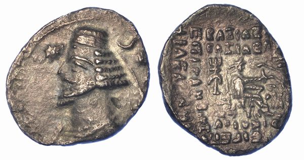 PARTHIA - ARSACIDI. ORODES II, 57-38 a.C. Dracma.  - Asta Numismatica - Associazione Nazionale - Case d'Asta italiane