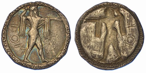 LUCANIA - POSEIDONIA. Nomos, 520-500 a.C.  - Asta Numismatica - Associazione Nazionale - Case d'Asta italiane