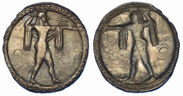 LUCANIA - POSEIDONIA. Nomos, 520-500 a.C.  - Asta Numismatica - Associazione Nazionale - Case d'Asta italiane