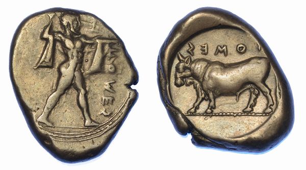 LUCANIA - POSEIDONIA. Nomos, 480-400 a.C.  - Asta Numismatica - Associazione Nazionale - Case d'Asta italiane