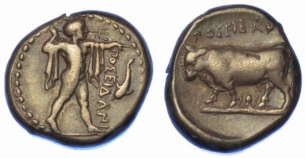 LUCANIA - POSEIDONIA. Nomos, 480-400 a.C.  - Asta Numismatica - Associazione Nazionale - Case d'Asta italiane