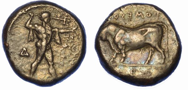 LUCANIA - POSEIDONIA. Nomos, 480-400 a.C.  - Asta Numismatica - Associazione Nazionale - Case d'Asta italiane