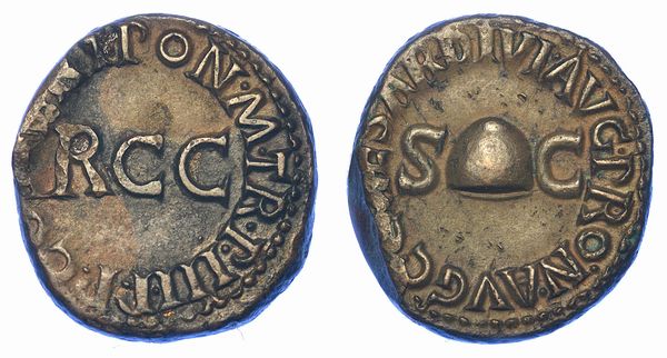 CALIGOLA, 37-41. Quadrante, anno 39.  - Asta Numismatica - Associazione Nazionale - Case d'Asta italiane