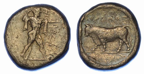 LUCANIA - POSEIDONIA. Nomos, 480-400 a.C.  - Asta Numismatica - Associazione Nazionale - Case d'Asta italiane