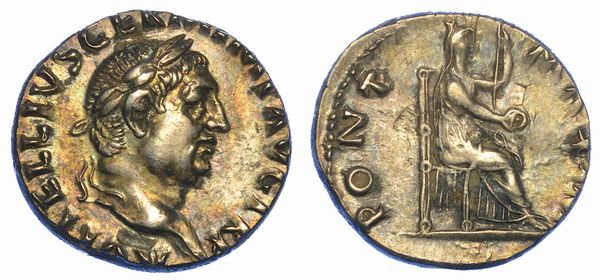 VITELLIO, APRILE-DICEMBRE 69. Denario.  - Asta Numismatica - Associazione Nazionale - Case d'Asta italiane