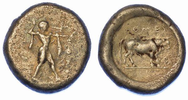 LUCANIA - POSEIDONIA. Nomos, 480-400 a.C.  - Asta Numismatica - Associazione Nazionale - Case d'Asta italiane