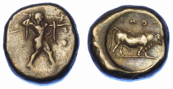 LUCANIA - POSEIDONIA. Nomos, 480-400 a.C.  - Asta Numismatica - Associazione Nazionale - Case d'Asta italiane