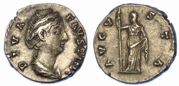 FAUSTINA I, + 140/141 (moglie di Antonino Pio). Denario.  - Asta Numismatica - Associazione Nazionale - Case d'Asta italiane