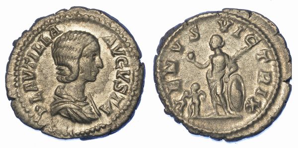 PLAUTILLA (Moglie di Caracalla), 202-205. Denario, anni 202-205.  - Asta Numismatica - Associazione Nazionale - Case d'Asta italiane