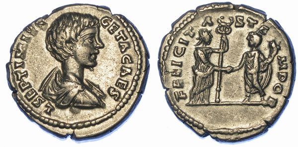 GETA (Cesare), 198-209. Denario, anni 198-209. Laodicea ad Mare.  - Asta Numismatica - Associazione Nazionale - Case d'Asta italiane