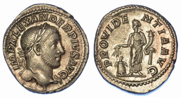 ALESSANDRO SEVERO, 222-235. Denario.  - Asta Numismatica - Associazione Nazionale - Case d'Asta italiane