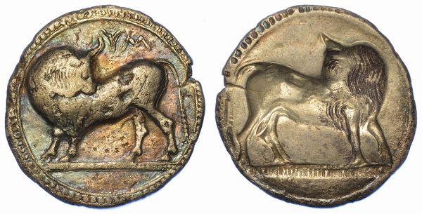 LUCANIA - SIBARI. Nomos, 550-510 a.C.  - Asta Numismatica - Associazione Nazionale - Case d'Asta italiane