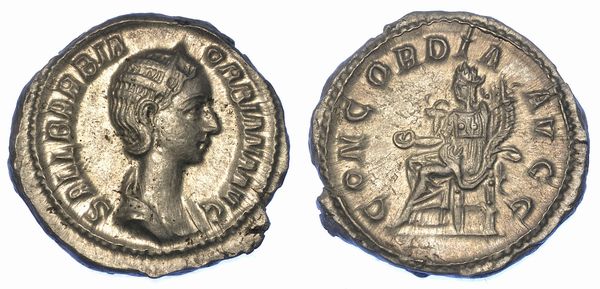 ORBIANA (moglia di Alessandro Severo), 225-227. Denario. Roma.  - Asta Numismatica - Associazione Nazionale - Case d'Asta italiane