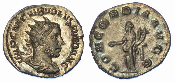 VOLUSIANO, 251-253. Antoniniano, anno 253. Roma.  - Asta Numismatica - Associazione Nazionale - Case d'Asta italiane