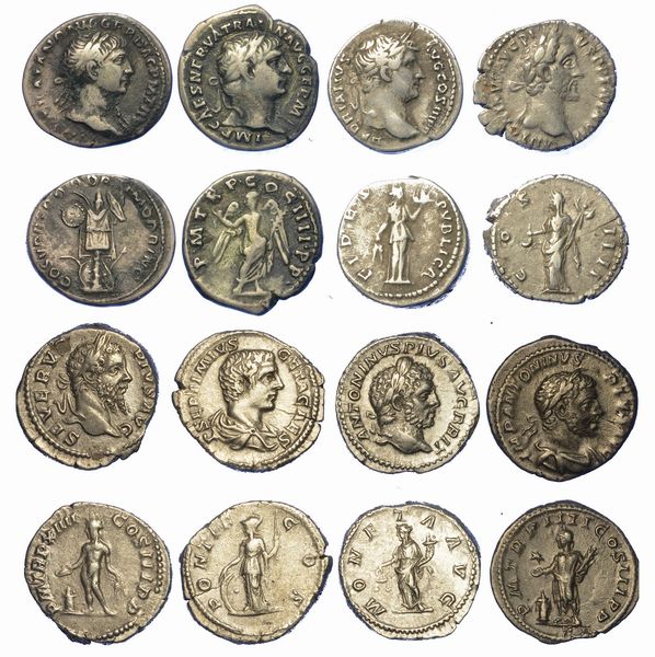 IMPERO ROMANO. Lotto di otto monete.  - Asta Numismatica - Associazione Nazionale - Case d'Asta italiane