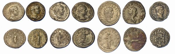 IMPERO ROMANO. Lotto di sette monete.  - Asta Numismatica - Associazione Nazionale - Case d'Asta italiane