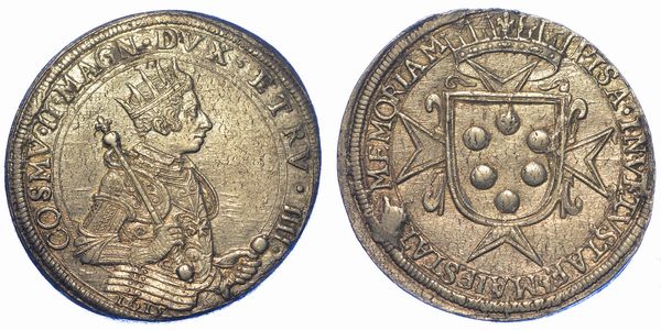 PISA. COSIMO II DE MEDICI, 1608-1620. Tallero 1615.  - Asta Numismatica - Associazione Nazionale - Case d'Asta italiane