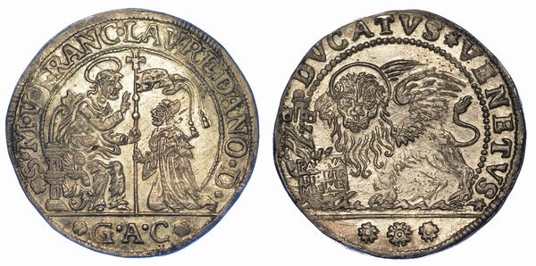 VENEZIA. FRANCESCO LOREDAN, 1752-1762. Ducato.  - Asta Numismatica - Associazione Nazionale - Case d'Asta italiane