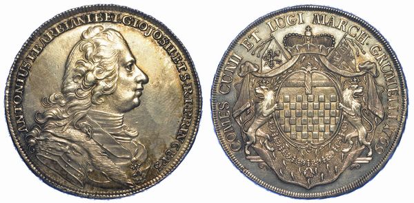 BELGIOIOSO. ANTONIO DA BARBIANO, 1769. Scudo 1769.  - Asta Numismatica - Associazione Nazionale - Case d'Asta italiane