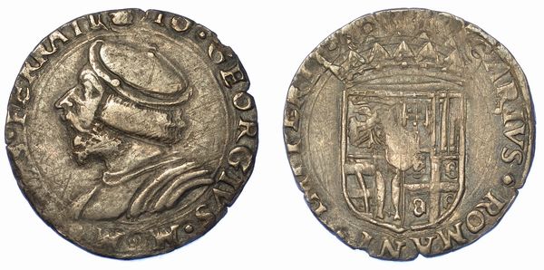 CASALE. GIAN GIORGIO PALEOLOGO, 1530-1533. Cavallotto.  - Asta Numismatica - Associazione Nazionale - Case d'Asta italiane