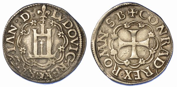 GENOVA. LUDOVICO XII (Re di Francia), 1499-1507. Testone.  - Asta Numismatica - Associazione Nazionale - Case d'Asta italiane