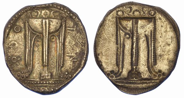BRUTTIUM - CROTONE. Nomos, 550-480 a.C.  - Asta Numismatica - Associazione Nazionale - Case d'Asta italiane