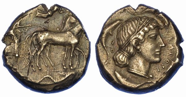 SICILIA - SIRACUSA. Tetradracma, 450-440 a.C.  - Asta Numismatica - Associazione Nazionale - Case d'Asta italiane