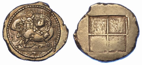MACEDONIA - AKANTHOS. Tetradracma, 470-430 a.C.  - Asta Numismatica - Associazione Nazionale - Case d'Asta italiane