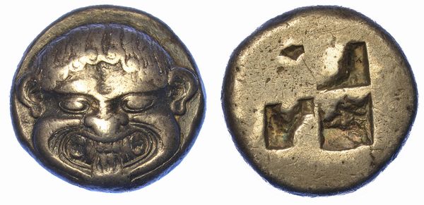 MACEDONIA - NEAPOLIS. Statere, 525-475 a.C.  - Asta Numismatica - Associazione Nazionale - Case d'Asta italiane