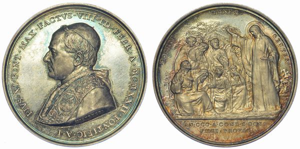 VATICANO. PIO XI, 1922-1929. Medaglia in argento A. I.  - Asta Numismatica - Associazione Nazionale - Case d'Asta italiane