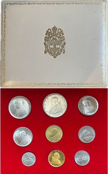 VATICANO. GIOVANNI XXIII, 1958-1963. Lotto di nove monete.  - Asta Numismatica - Associazione Nazionale - Case d'Asta italiane