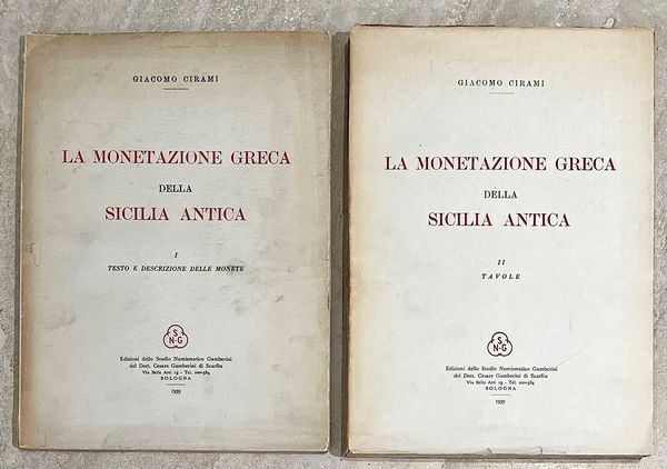 CIRAMI G. LA MONETAZIONE GRECA DELLA SICILIA ANTICA.  - Asta Numismatica - Associazione Nazionale - Case d'Asta italiane