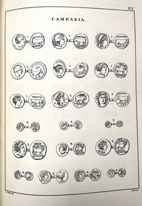 SAMBON L. Recherches sur les monnaies de la presqu' ile italique, depuis leur origine jusqu'a la bataille d' Actum.  - Asta Numismatica - Associazione Nazionale - Case d'Asta italiane