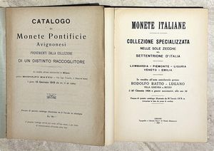 Lotto di due cataloghi. RATTO R.  - Asta Numismatica - Associazione Nazionale - Case d'Asta italiane