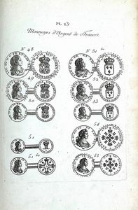 BONNEVILLE P. F. RAIT DES MONNAIES D'OR ET D'ARGENT, QUI CIRCULENT CHEZ LES DIFFERENS PEUPLES; EXAMINES SOUS LES RAPPORTS DU POIDS, DU TITRE ET DE LA VALEUR RELLE, AVEC LEURS DIVERSES EMPREINTES.  - Asta Numismatica - Associazione Nazionale - Case d'Asta italiane