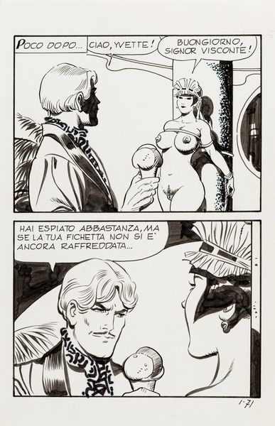 Leone Frollo : Storie erotiche - Villa Orgasmo  - Asta Leone Frollo: maestro dell'erotismo  - Associazione Nazionale - Case d'Asta italiane