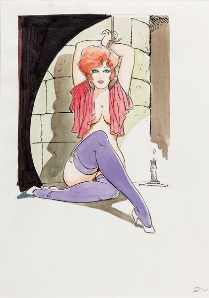 Leone Frollo : Mona Street  - Asta Leone Frollo: maestro dell'erotismo  - Associazione Nazionale - Case d'Asta italiane