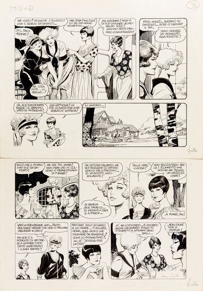 Leone Frollo : Mona Street - Entra in scena Mona Street  - Asta Leone Frollo: maestro dell'erotismo  - Associazione Nazionale - Case d'Asta italiane