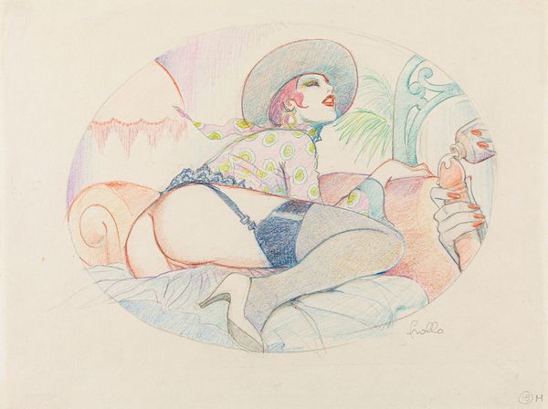 Leone Frollo : Trepidante attesa  - Asta Leone Frollo: maestro dell'erotismo  - Associazione Nazionale - Case d'Asta italiane