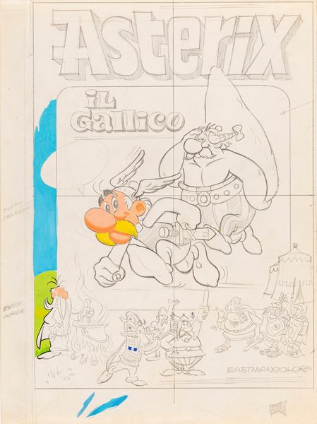 Bruno Napoli : Asterix il gallico (Astrix le Gaulois)  - Asta Leone Frollo: maestro dell'erotismo  - Associazione Nazionale - Case d'Asta italiane