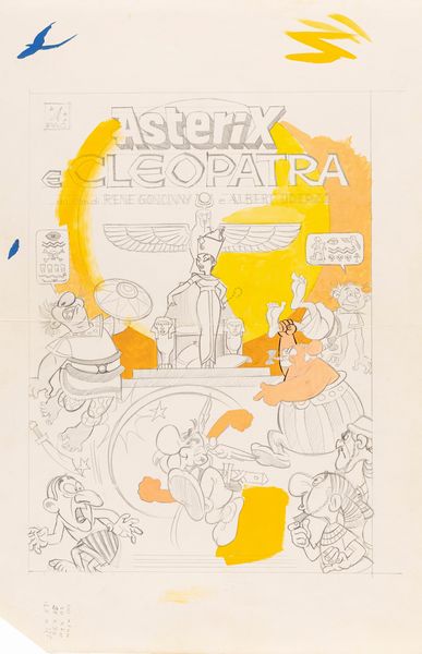 Bruno Napoli : Asterix e Cleopatra (Astrix et Cloptre)  - Asta Leone Frollo: maestro dell'erotismo  - Associazione Nazionale - Case d'Asta italiane