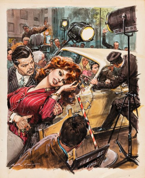 Walter Molino : Marcello Mastroianni e Sophia Loren  - Asta Leone Frollo: maestro dell'erotismo  - Associazione Nazionale - Case d'Asta italiane